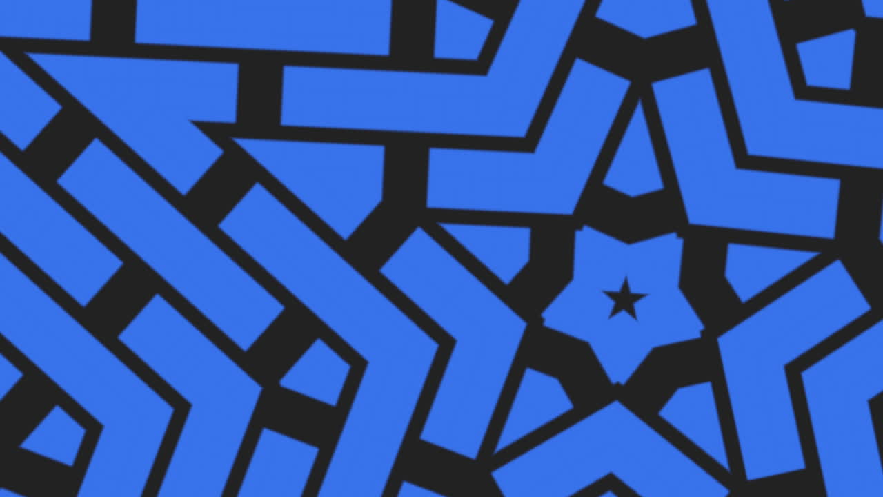 Abstract blue and black star pattern for websites and graphic design