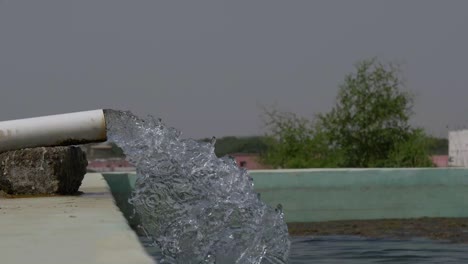 pipe pumping water for irrigation farming
