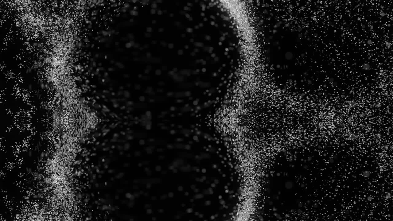 explosión de partículas abstractas