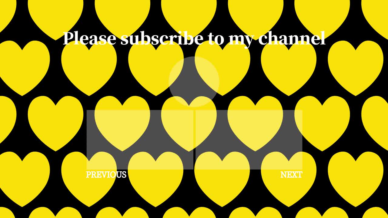 간단한 심장 움직임 엔드 카드 엔딩 스크린 모션 그래픽