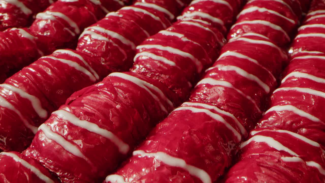 baklava postre tradicional turco servido en una bandeja