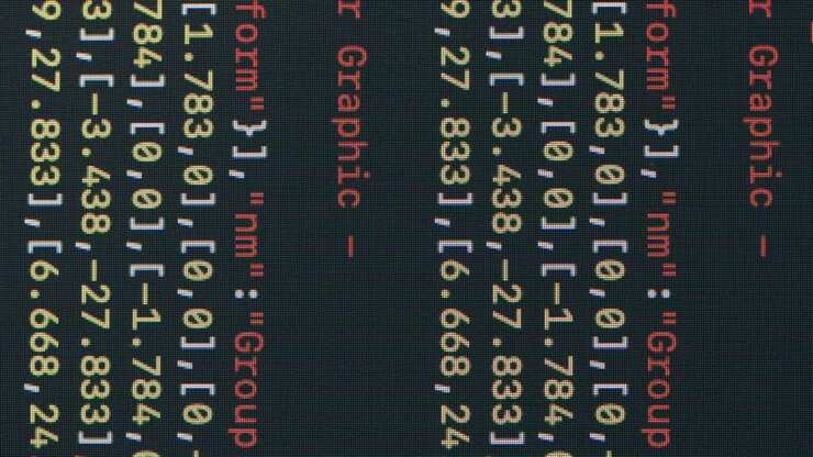 Computer Code Screen