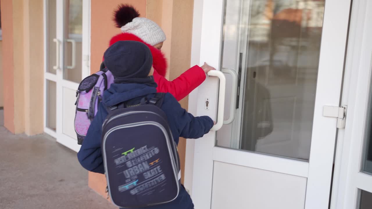 Children Leaving School