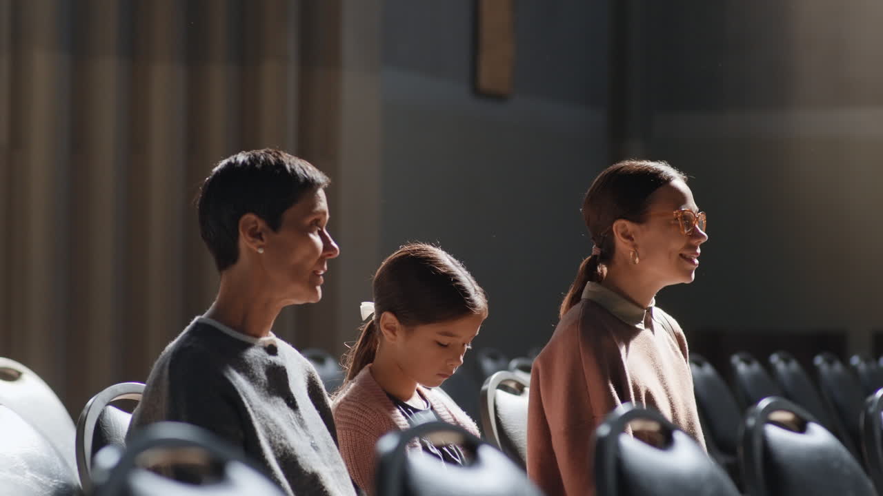 People Attending Church Service