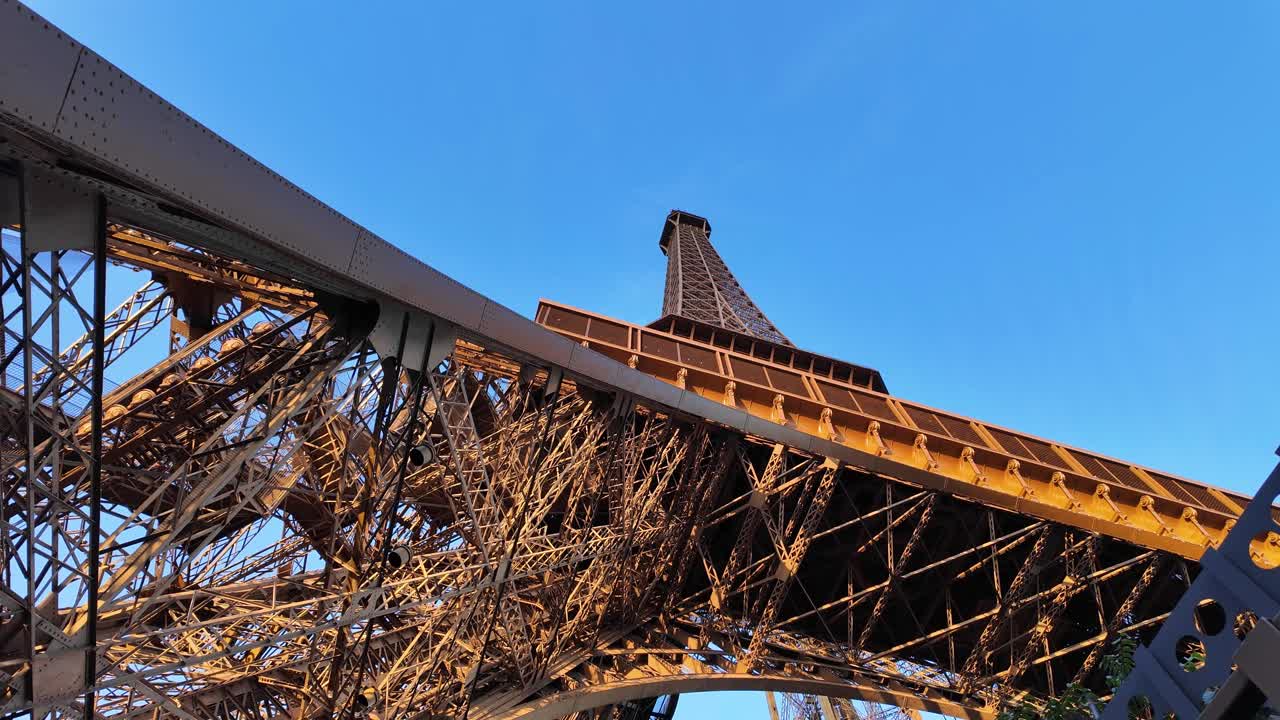 Eiffel Tower Paris France iron landmark touristic European city break holiday