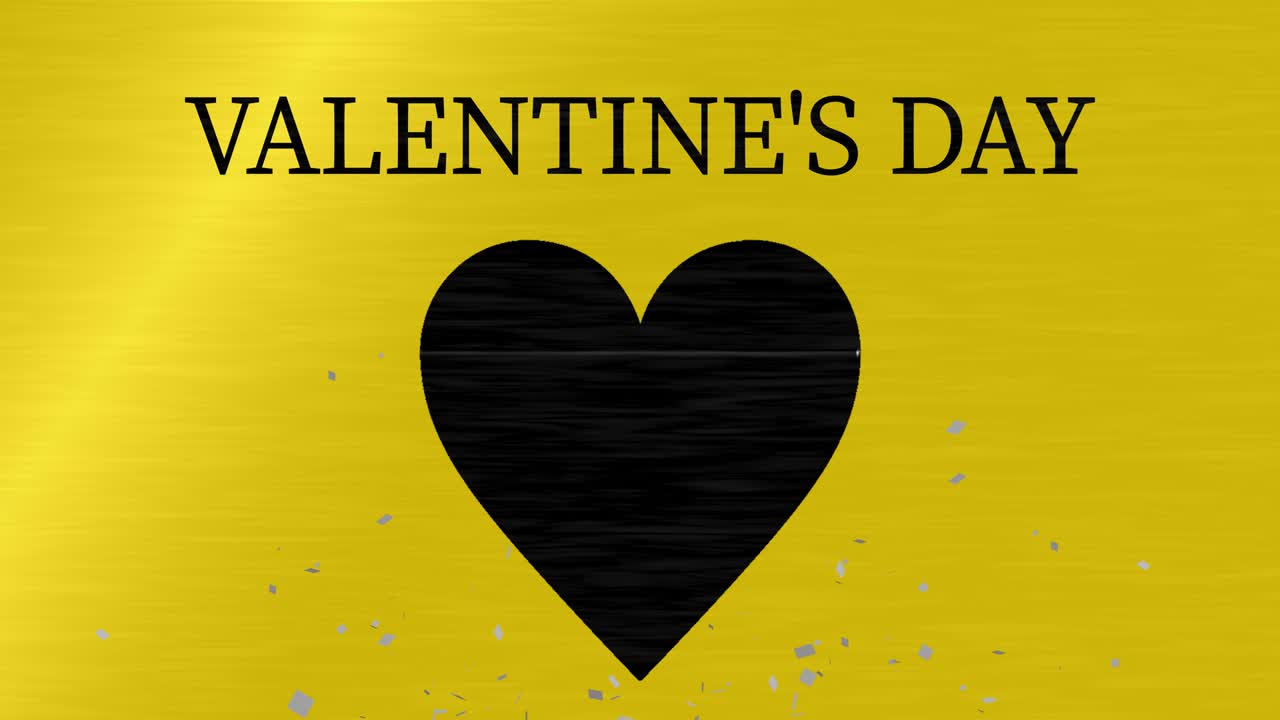 mensaje de valentín texto animación gráficos de movimiento