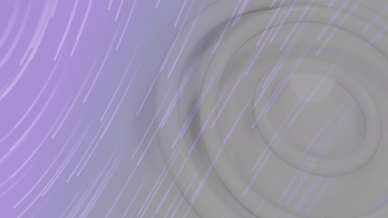 animación de rastros de luz sobre círculos blancos