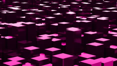 rosa 4k abstract cúbico sin costuras
