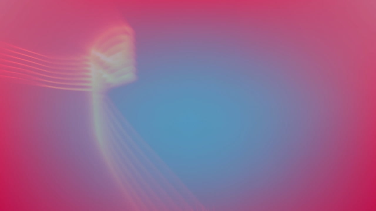 파란색과 분홍색 그라디언트 배경에 대한 디지털 파동의 디지털 애니메이션