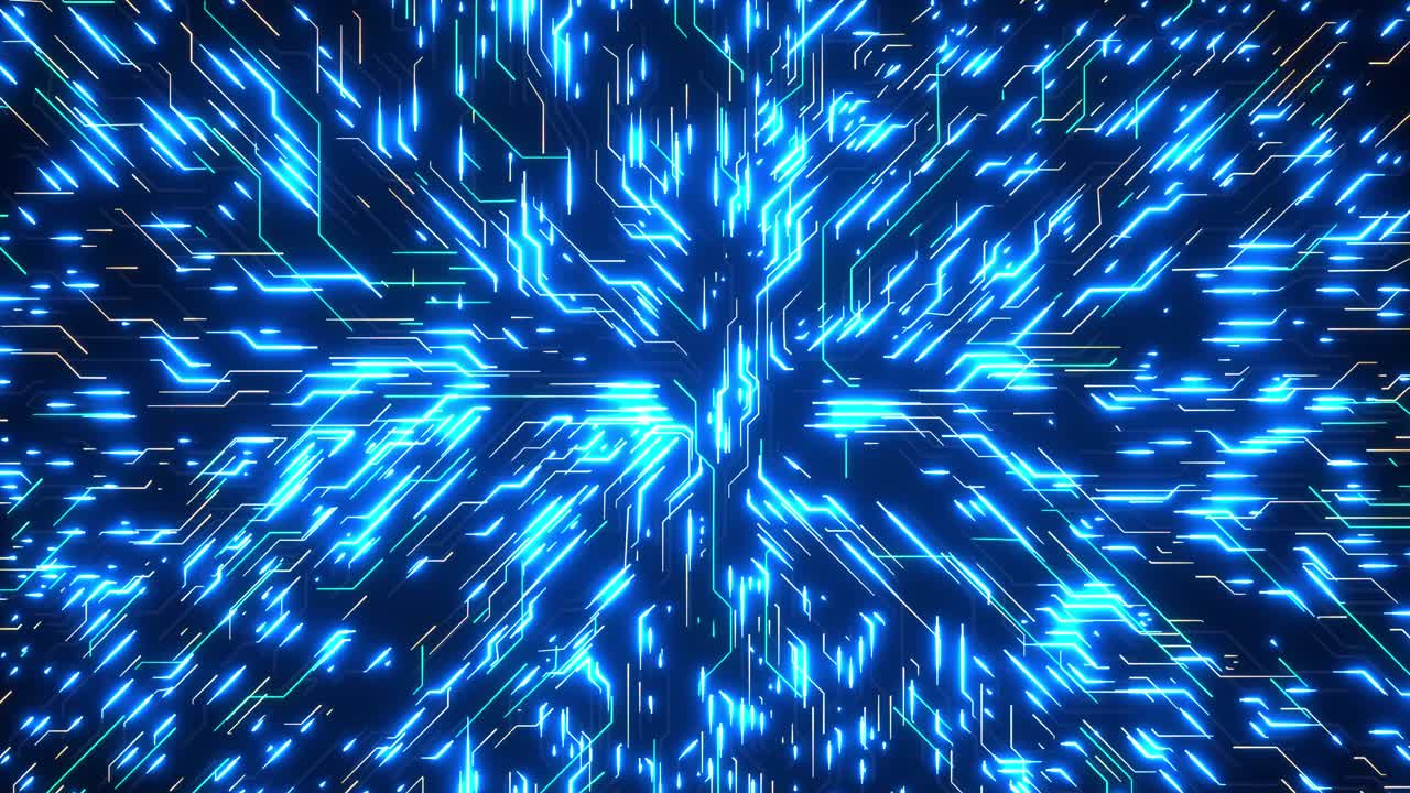 Abstract Circuit Board Pattern