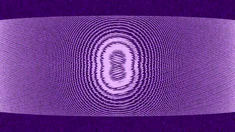 abstract flickering concentric circles