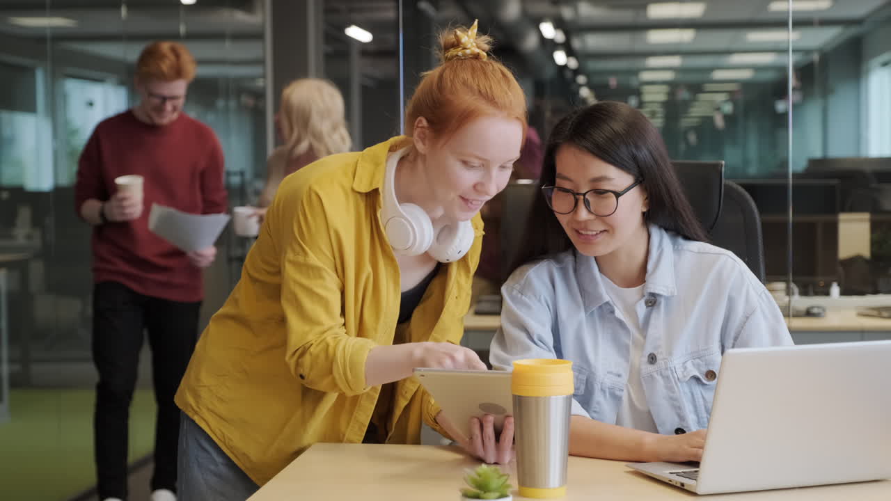 Workday In Modern Office