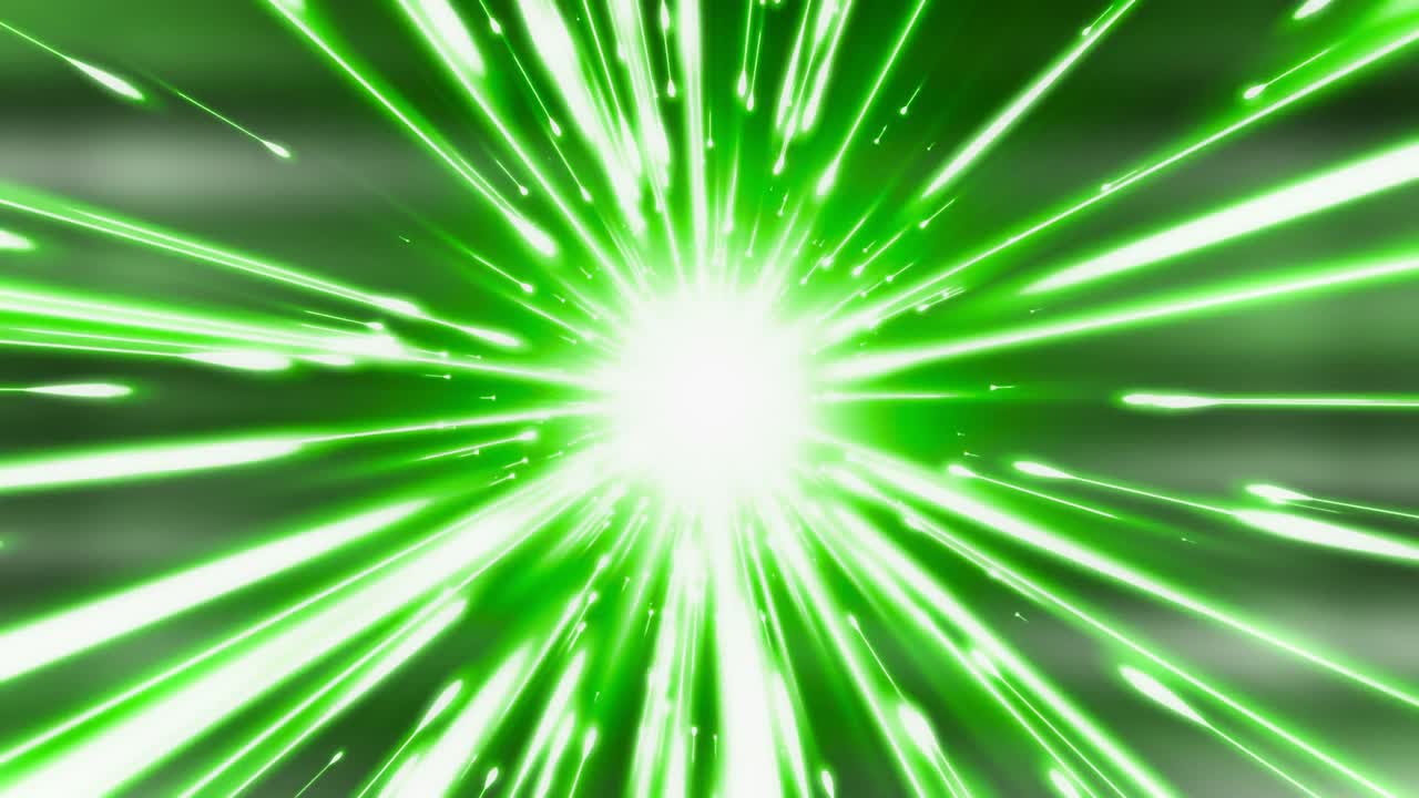 túnel de luz dinámico. las líneas brillantes se alejan rápidamente de nosotros. en bucle