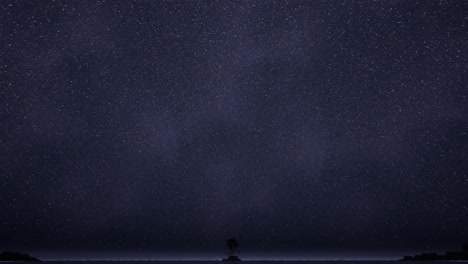 starry night over the ocean