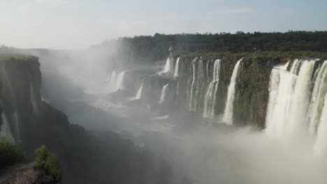 vista in basso dalla garganta del diable cascate di iguazu 2