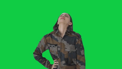 Stressed-and-tensed-Indian-woman-army-officer-Green-screen