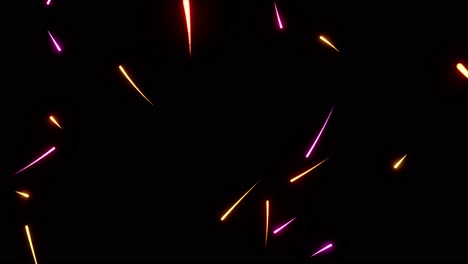 Visual-effects,-VFX,-orbital-particles-closeup-on-black-background-3D-animation