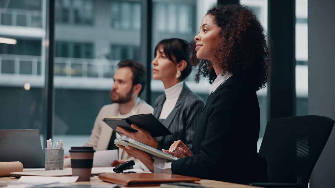 Business meeting in a modern office