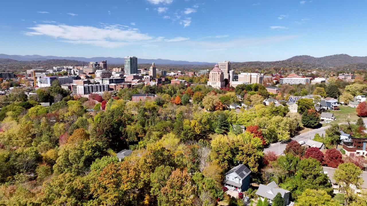 asheville nc, carolina del norte en otoño