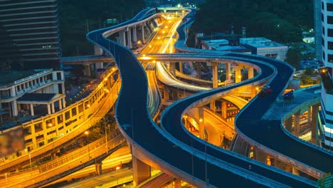 Timelapse footage of Dash Highway ( Damansara Shah Alam Elevated Highway) Multilevel highway structure The Most Complicated Interchange in Southeast Asia