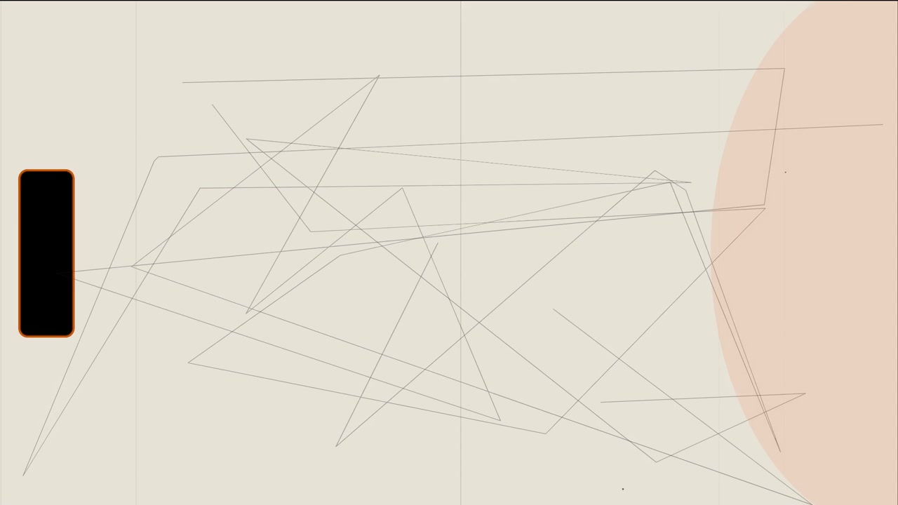Abstract Geometric Animation with Moving Lines and Shapes