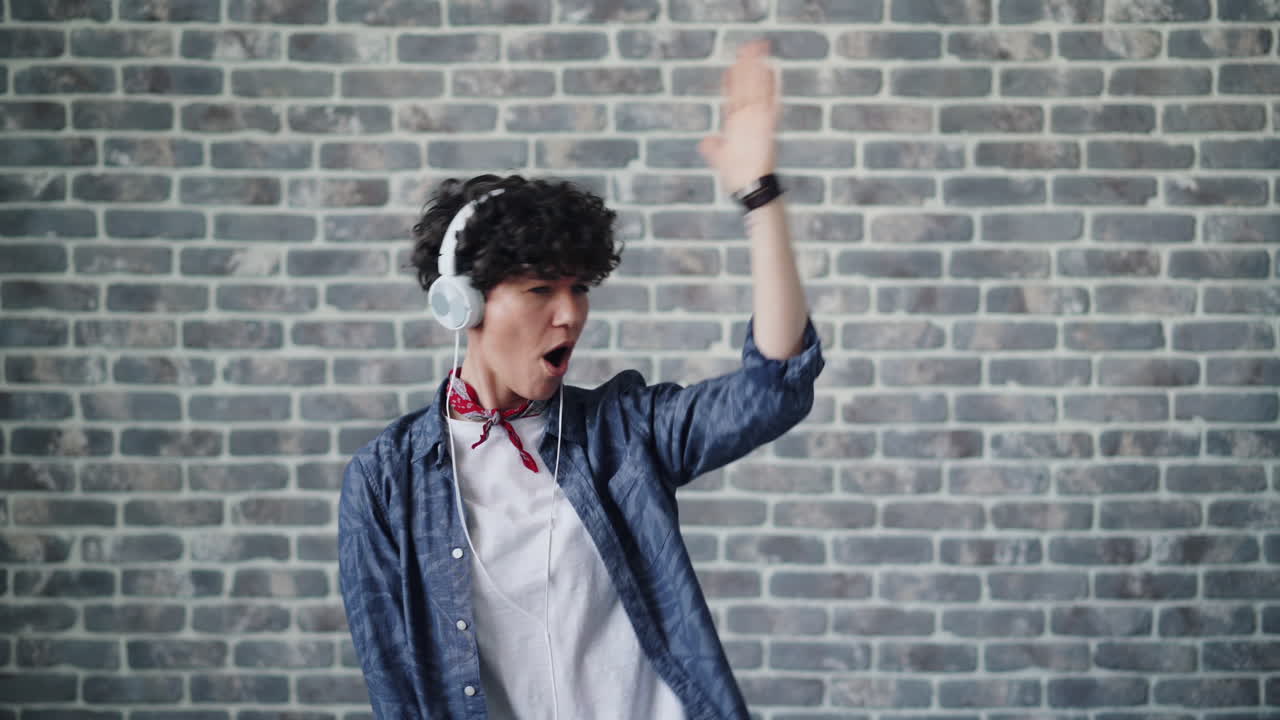 Woman Dancing and Enjoying Music