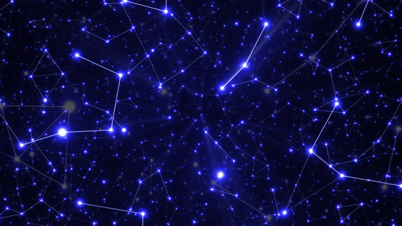 Flying in outer space. Looped seamless animation.