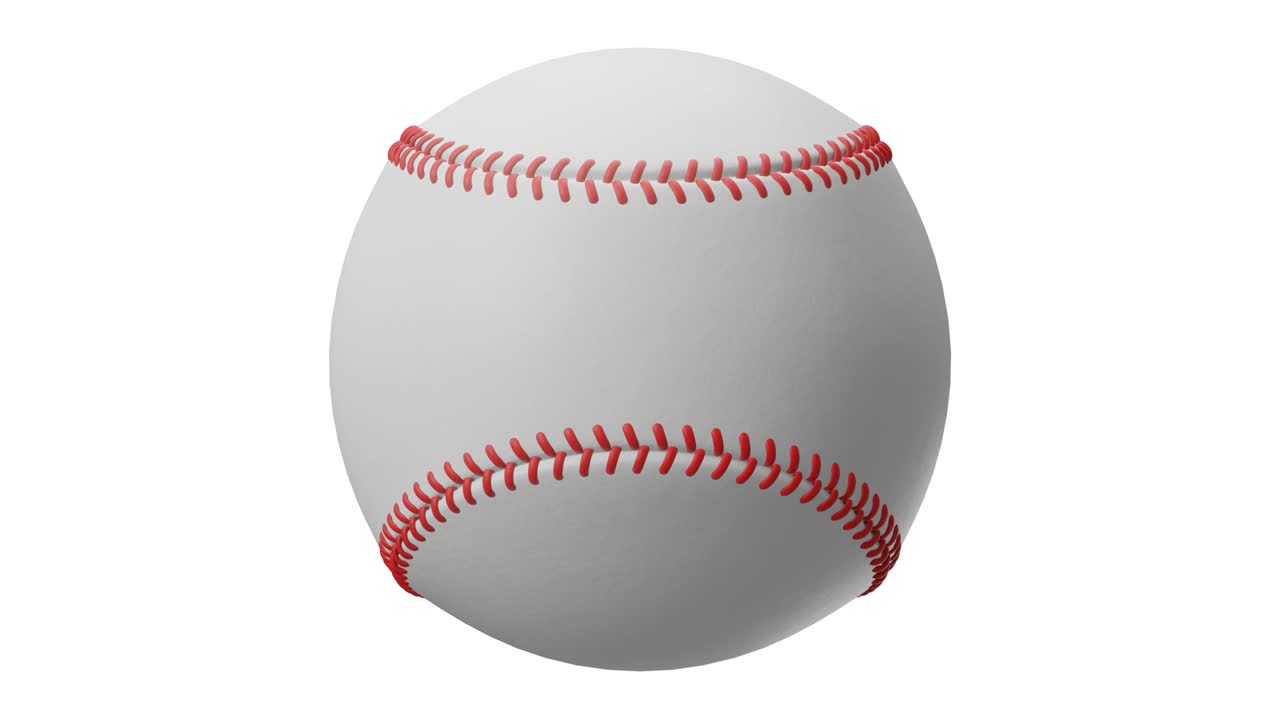 Baseball ball isolated on white background.
