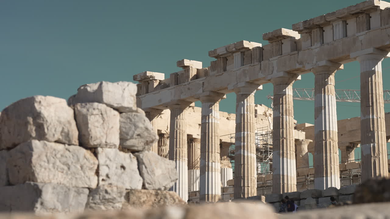 Parthenon Acropolis, Athens, Greece Temple Athenian Democracy Sacred Pillars Ruins