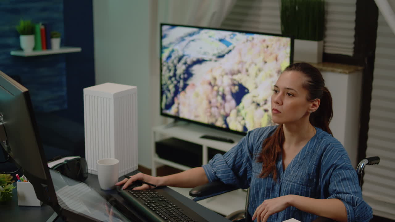 Invalid architect using touch screen for building layout