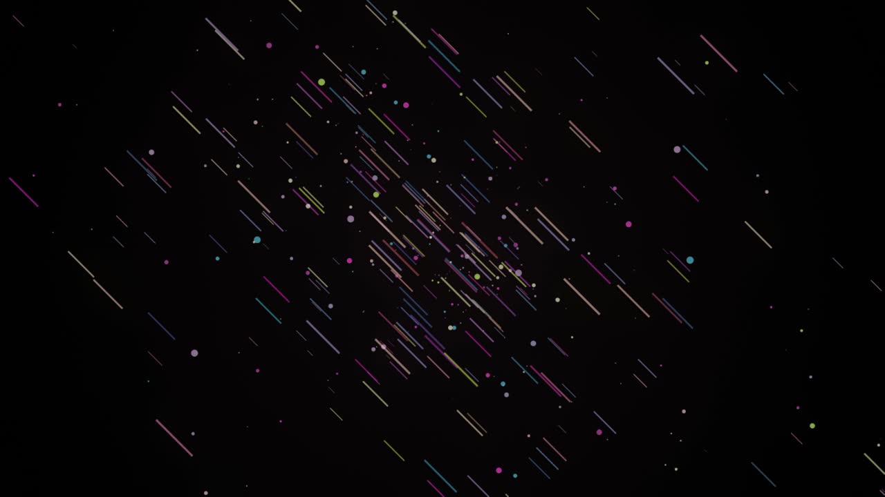 Abstract Diagonal Lines and Dots