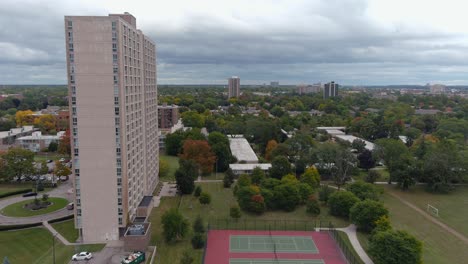 Antena-De-Los-Barrios-Y-El-Paisaje-De-Detroit.