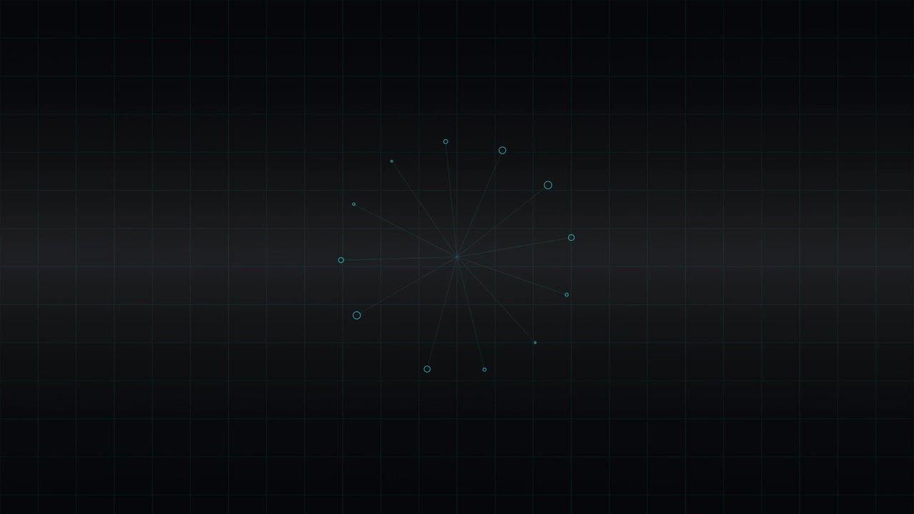 Abstract Motion Graphics Featuring Geometric Shapes and Lines