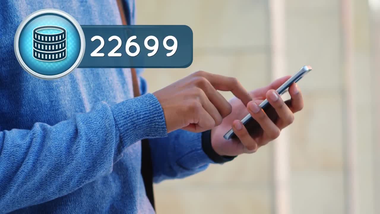 icono de moneda con un número creciente en las redes sociales