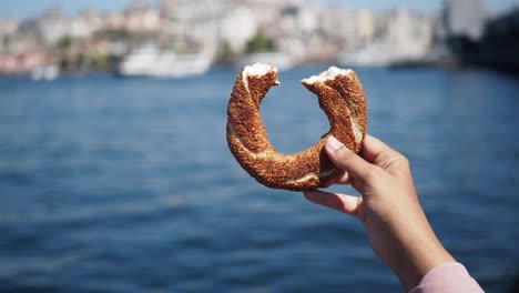 turkish simit in istanbul