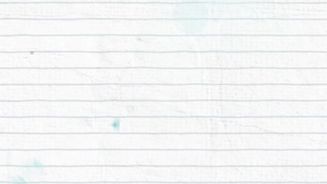animación de múltiples iconos de concepto escolar contra el espacio de copia en fondo de papel con líneas blancas.