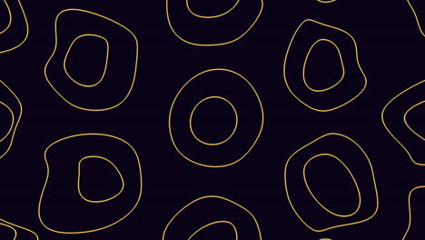 elegant black and gold geometric pattern on dark background
