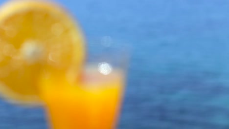 aperitivo de bebida de verano