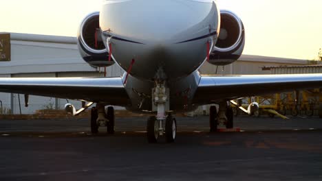 private jet at terminal 4k