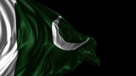 waving pakistan flag