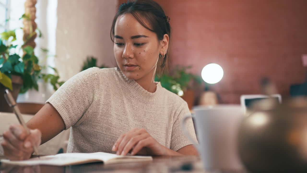 an attractive young potter sitting alone