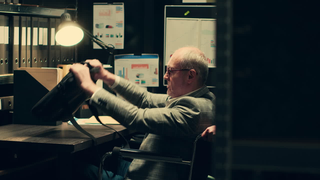 만성 장애를 가진 수석 수사관은 법적 사건에서 일합니다.