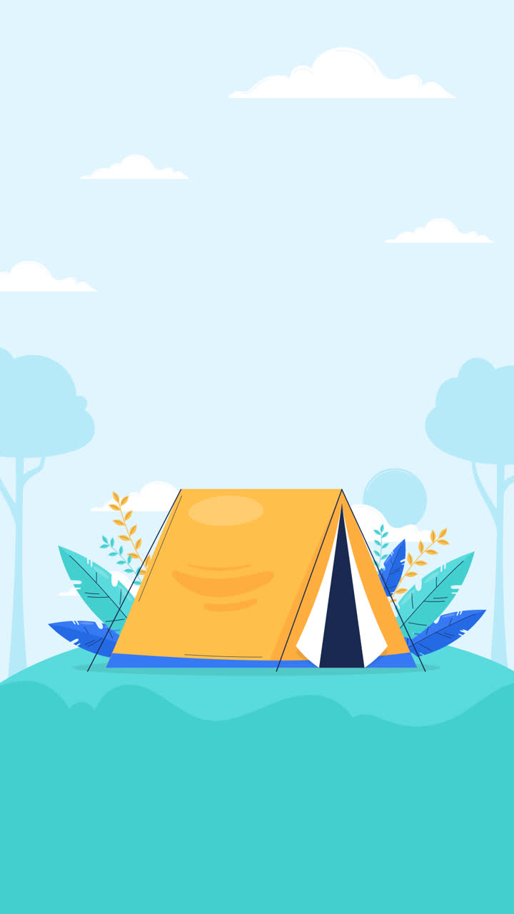 여행 모험의 모션 그래픽 인스타그램 게시물 템플릿