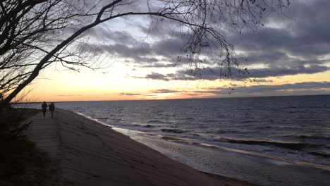 sunset near the sea