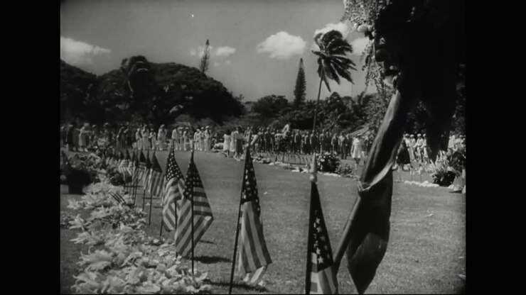 The Victims Of Pearl Harbor Are Remembered In 1943 In Hawaii