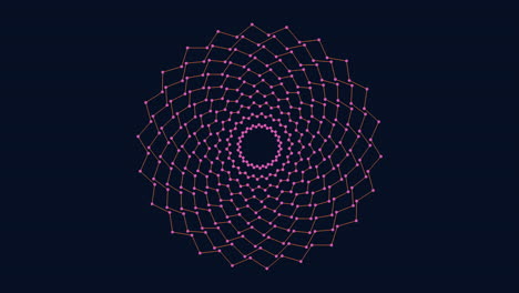 motif en spirale dessin complexe de lignes et de points