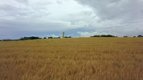 Reveal-drone-shot-of-Clochafarmore-Standing-Stone