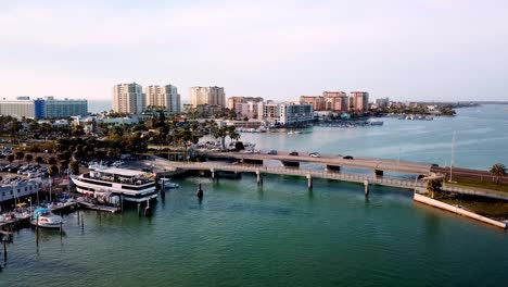 Volando-En-Clearwater-Florida,-Playa-De-Clearwater-Florida