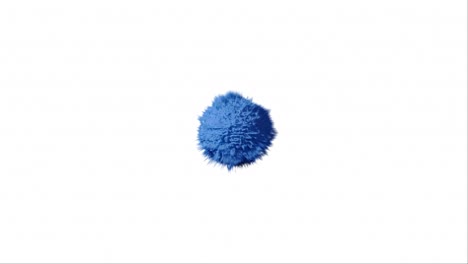 blue powder explosion