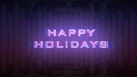 Matrix-Mode:-Happy-Holidays-Text-Merged-with-HUD-Elements